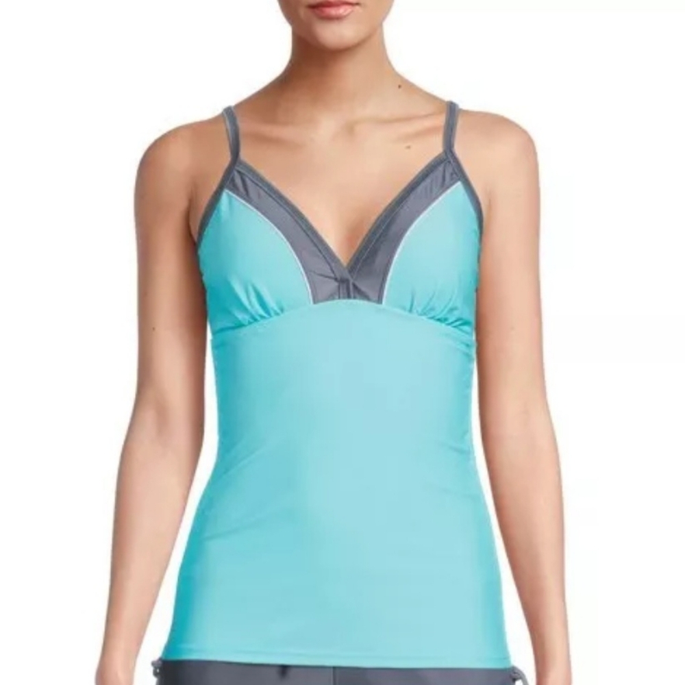 Free Tech Women Aqua bathing swimsuit top size Small